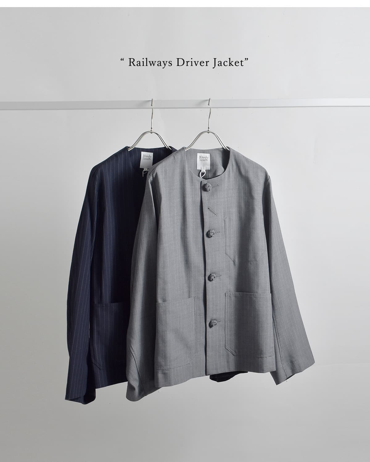 RHODOLIRION(ロドリリオン)ギャバジン レイルウェイズ ドライバージャケット Railways Driver Jacket tx1000