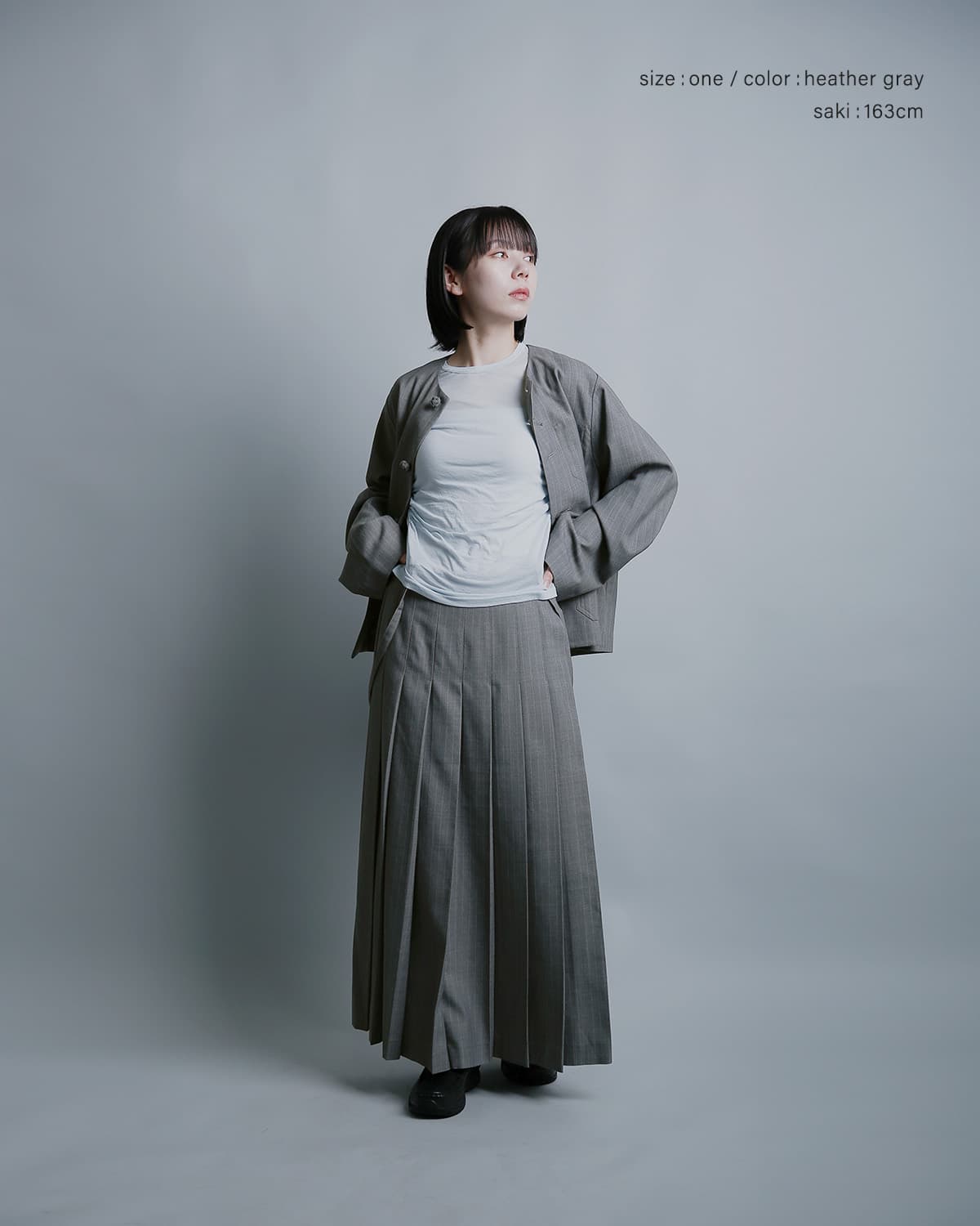 RHODOLIRIONギャバジン サスペンダーキルト スカート Suspender Kilt tx1002