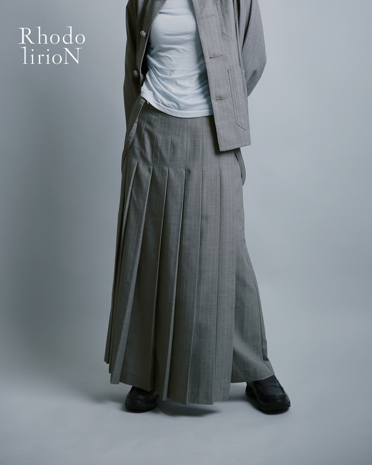 RHODOLIRIONギャバジン サスペンダーキルト スカート Suspender Kilt tx1002