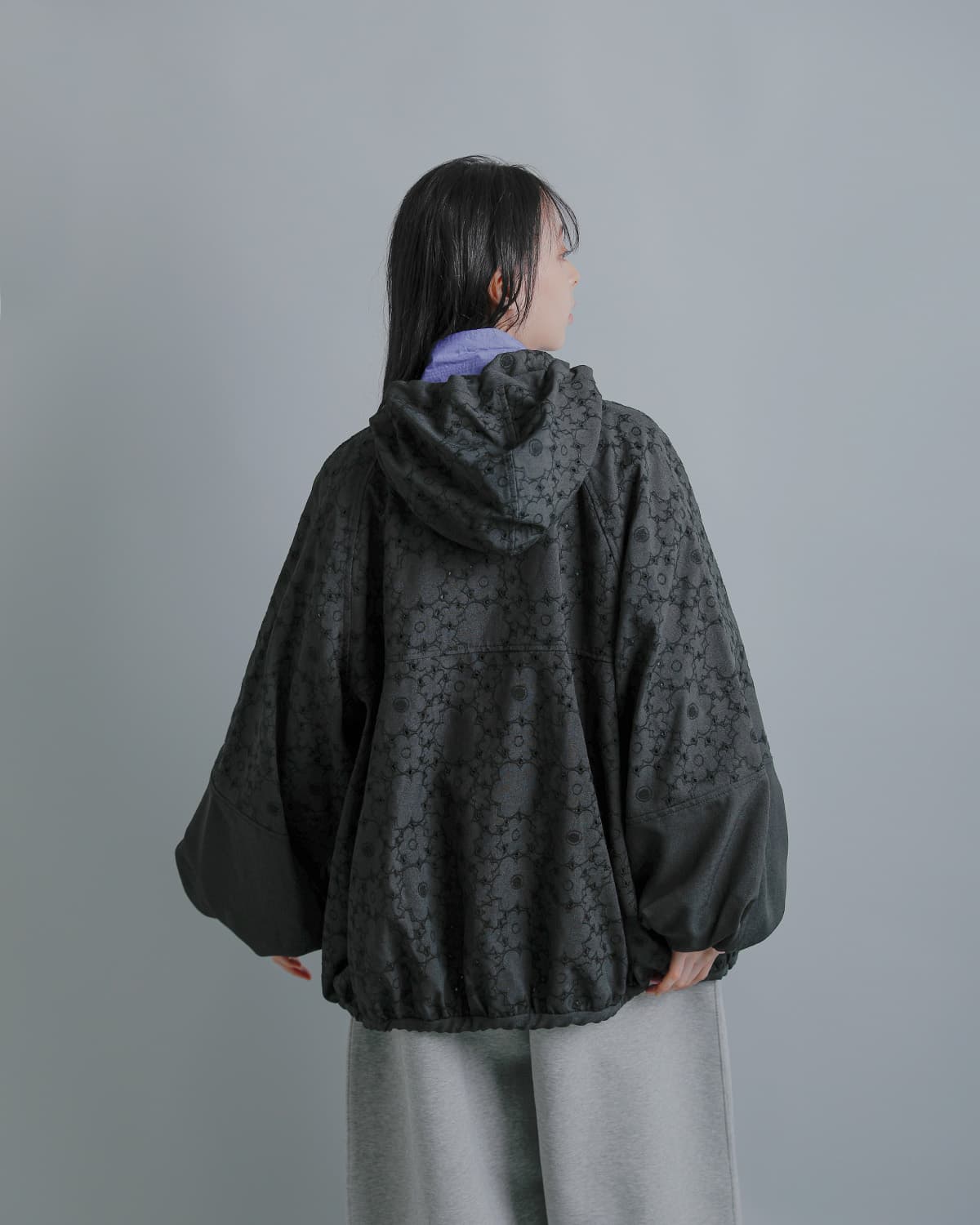 RHODOLIRIONトロピカル オリジナル刺繍 アノラックジャケット Anorak Jacket tx1007