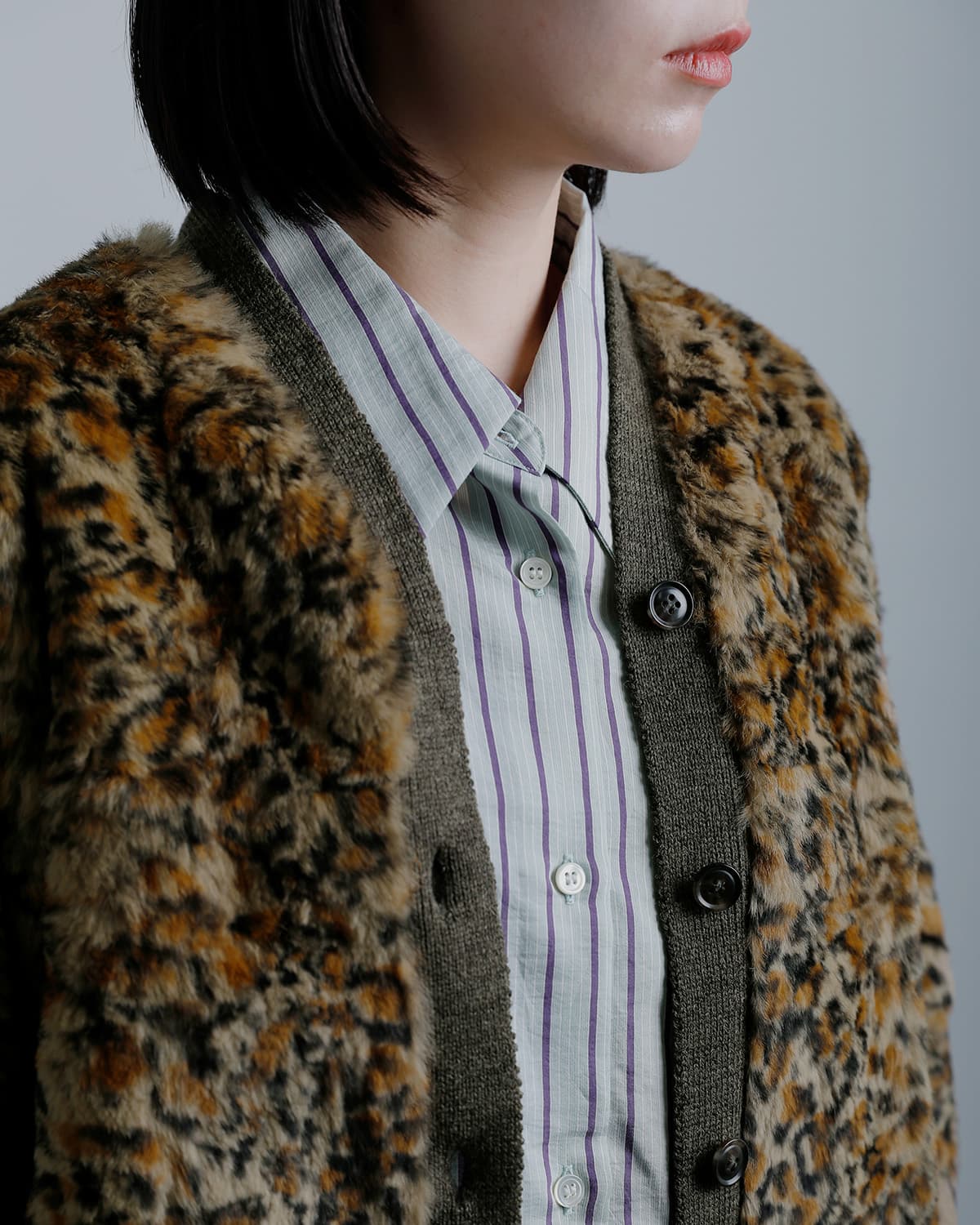 Needlesラビットファー カーディガン Rabbit Fur Cardigan ty104