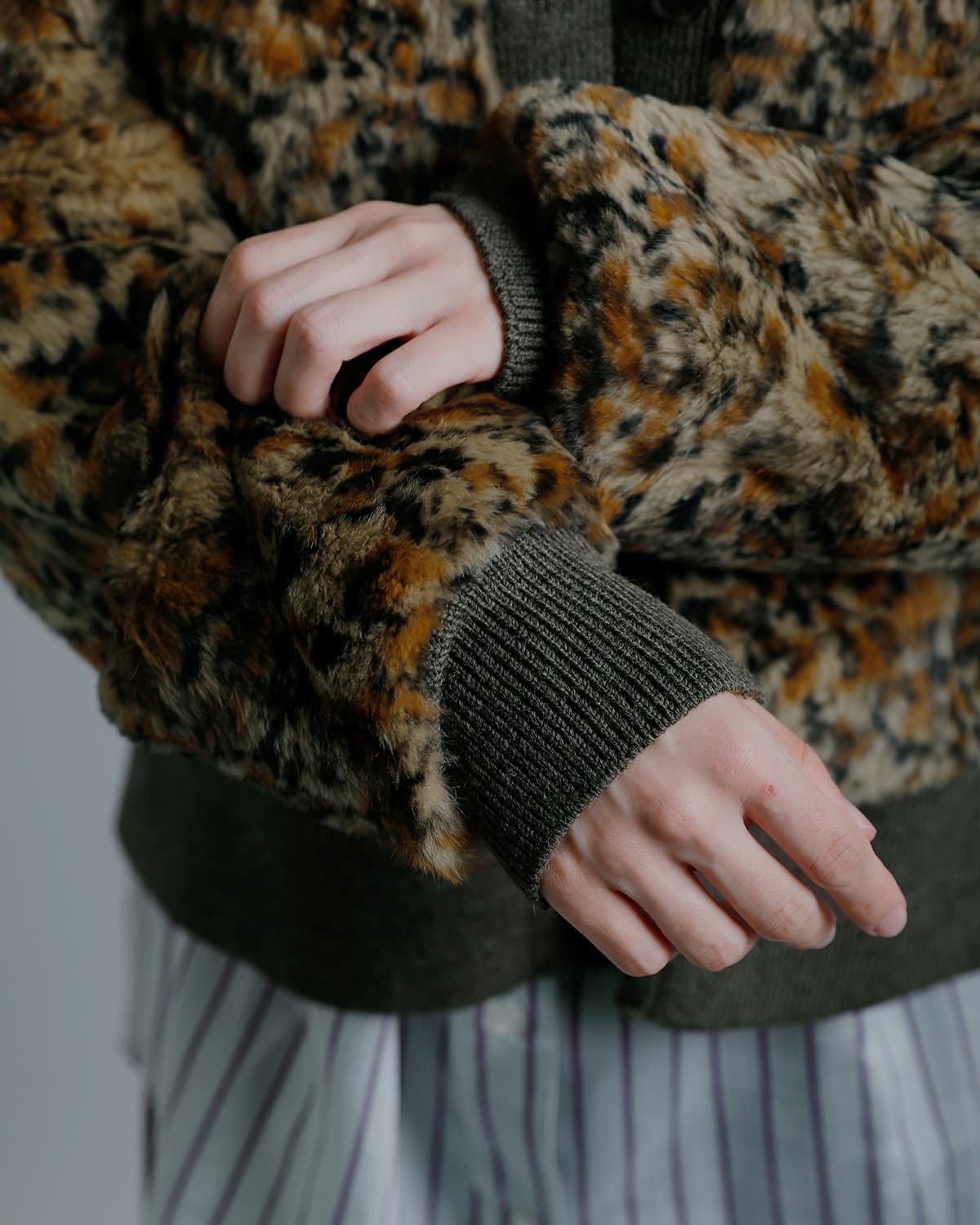 Needlesラビットファー カーディガン Rabbit Fur Cardigan ty104
