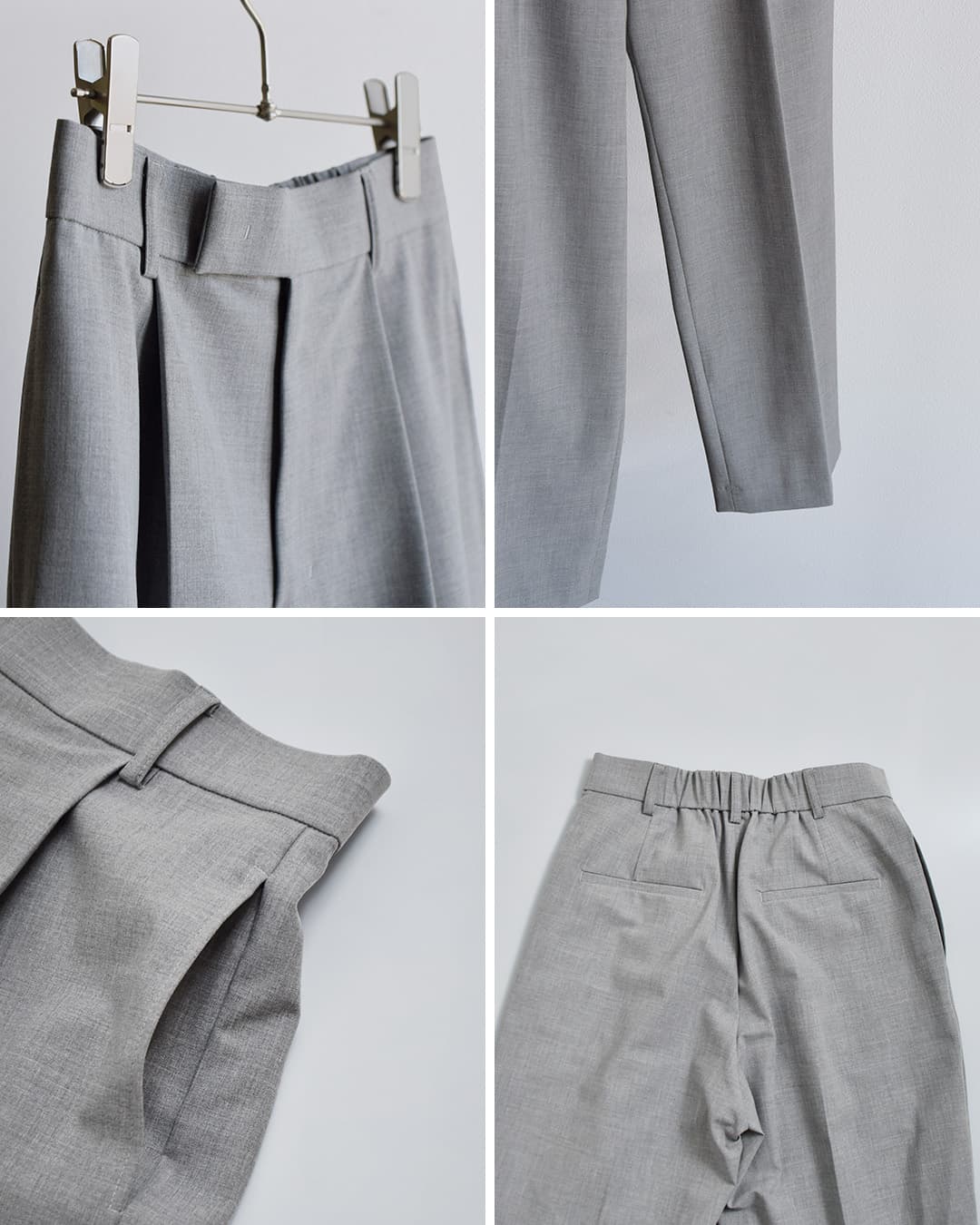 DONEEYUセンタープレス ストレート パンツ u-2400