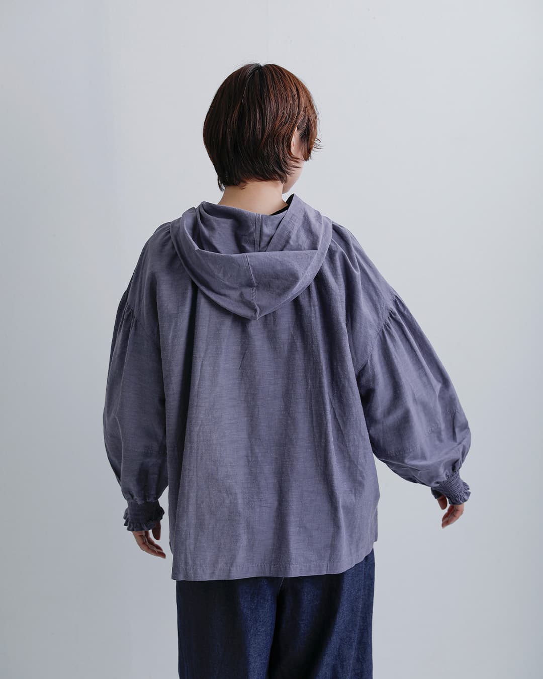 universal sevenコットン キュプラ リネン フーディー us260bl034