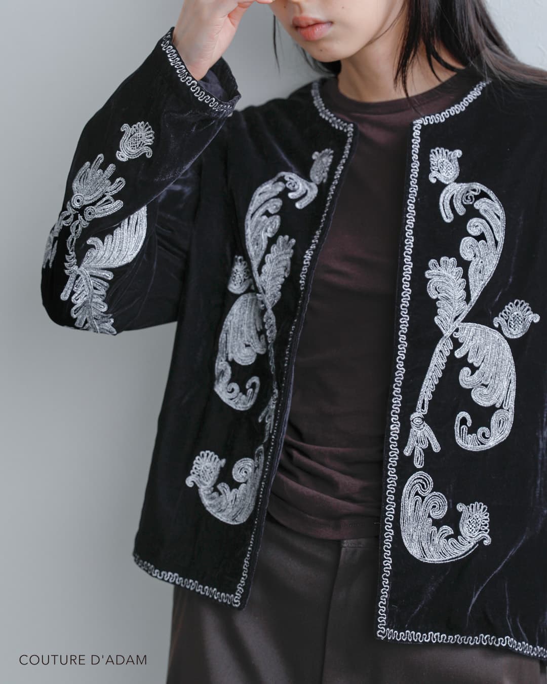クーポン対象】COUTURE D'ADAM クチュールドアダム ベルベット エン