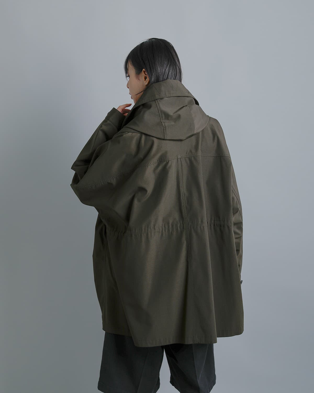 VACHEMENT ヴァシュモン リサイクルシェルタフタ モッズコート vn-26