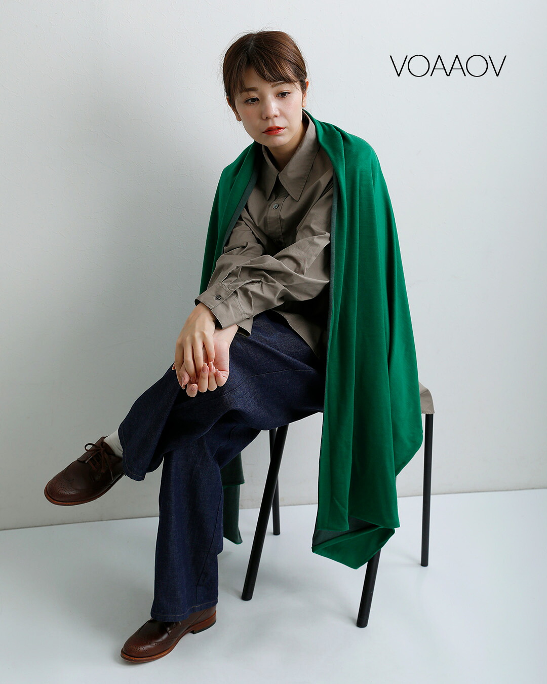 VOAAOVリラックス ウール ストール voac-q33