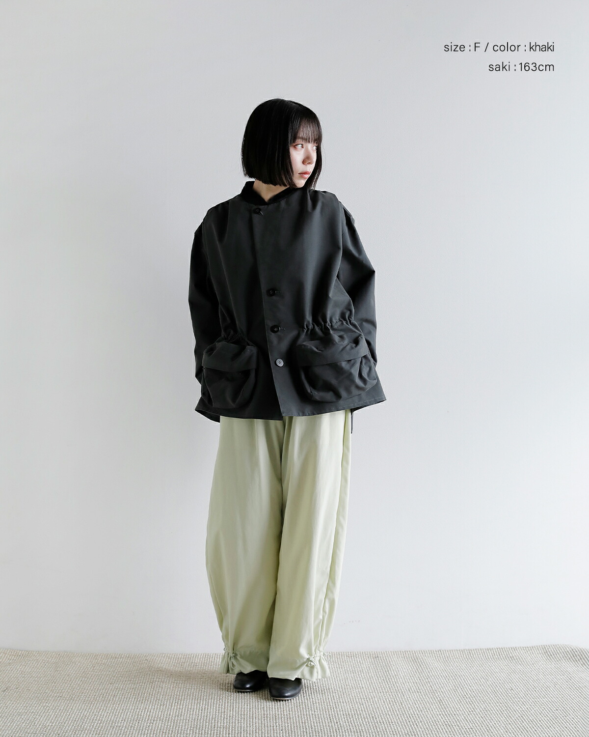AKANE UTSUNOMIYA(アカネウツノミヤ)起毛コットン ボリュームポケット ジャケット wap-fc22-2002