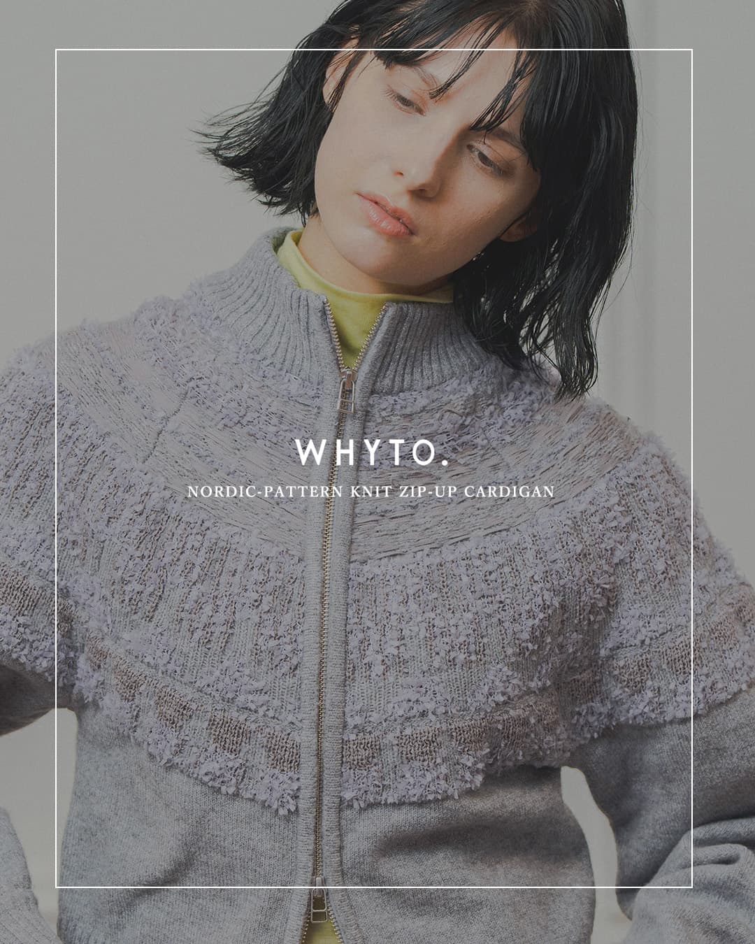 WHYTO�m���f�B�b�N�p�^�[�� �j�b�g �W�b�v �J�[�f�B�K�� wht26fkn4040