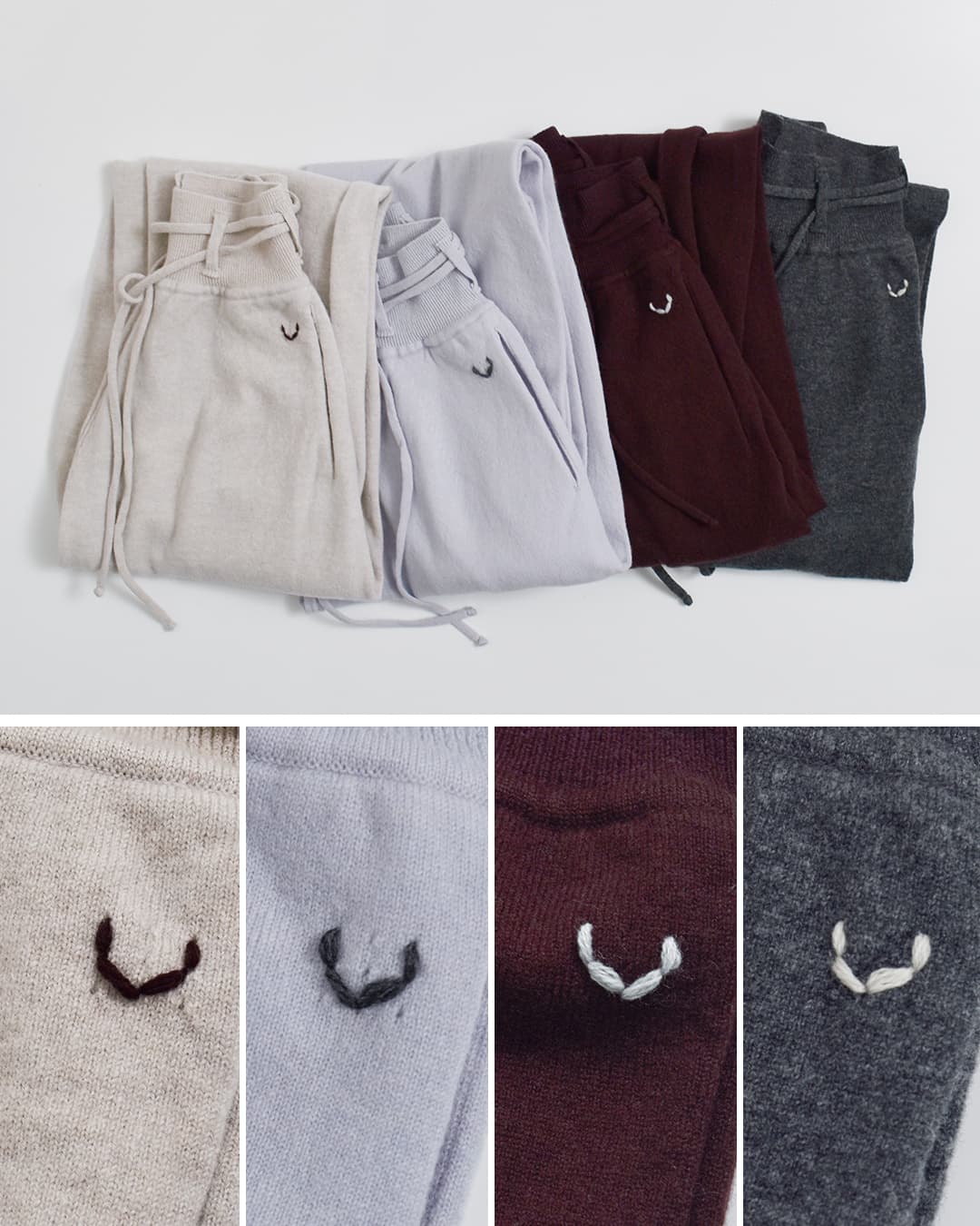 unfil(アンフィル)メリノウール ハイゲージ ニットパンツ ex super fine woolen wool high-gauge knit pants wxfl-uw121