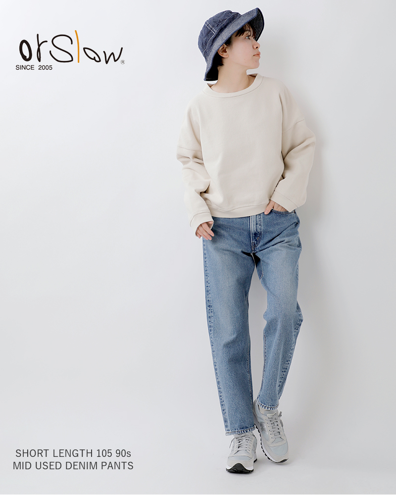 or slow(オアスロウ)ショートレングス10590sジッパーフライミッドユーズドデニムパンツ00-1050wz-used