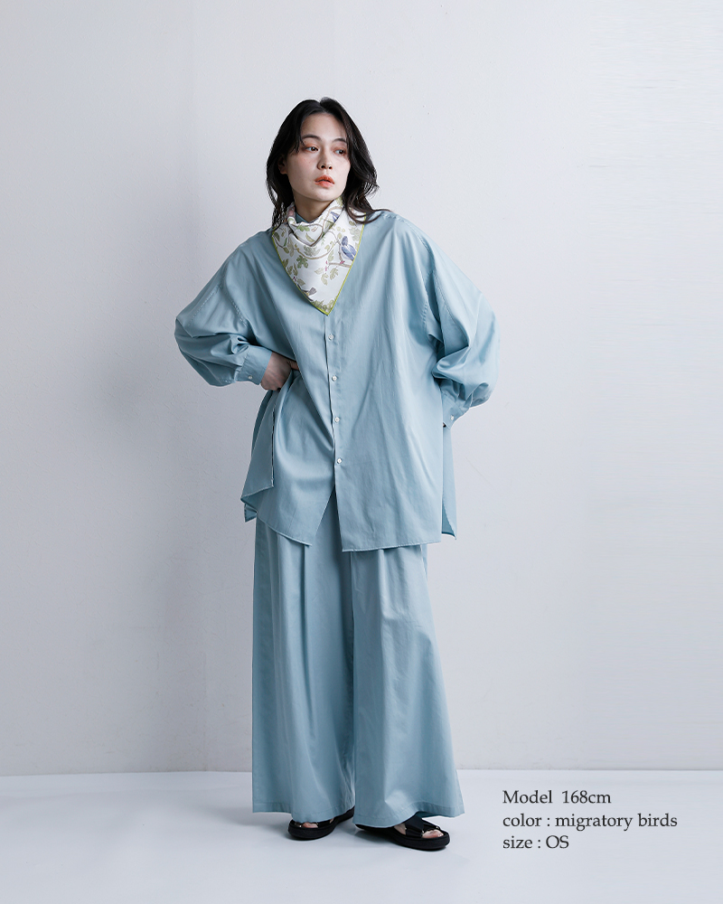 ASEEDONCLOUD(アシードンクラウド)コットンシルクハンカチーフ001061o