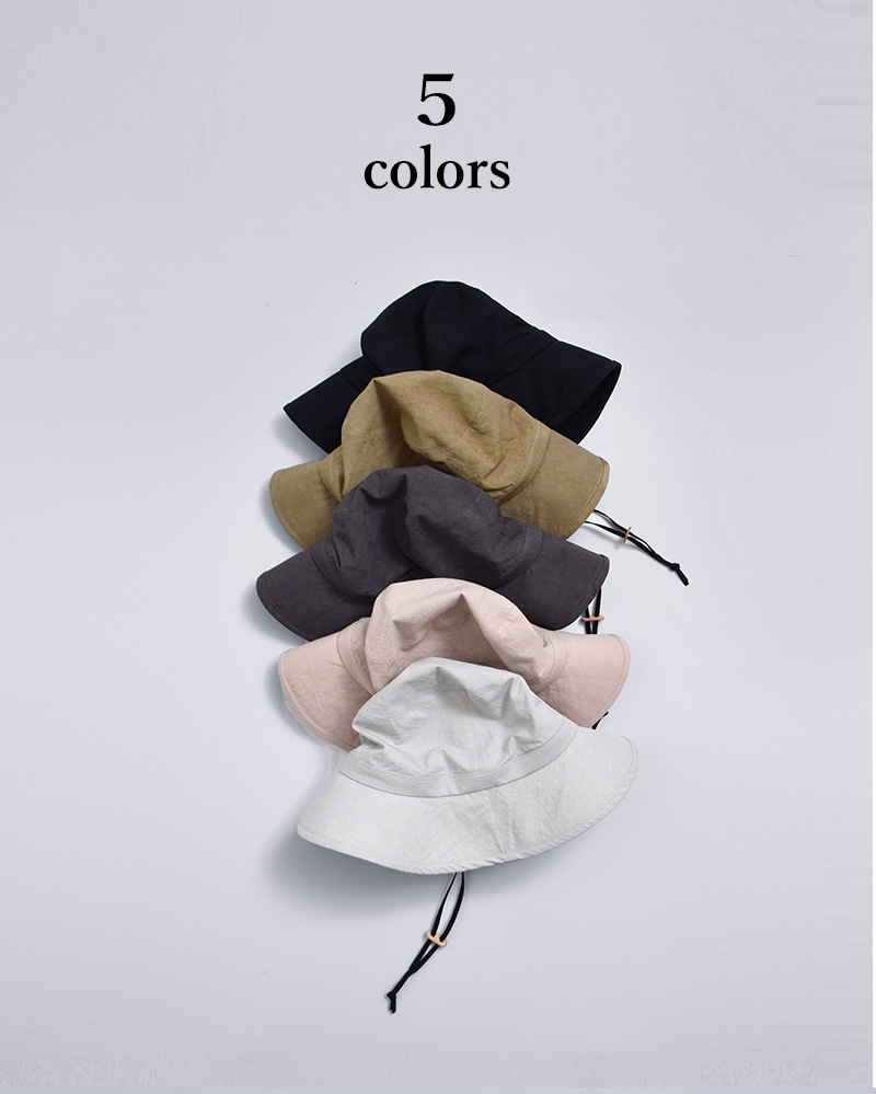 Chapeaugraphy(シャポーグラフィー)綿麻ウェザートラベラーハット00142o