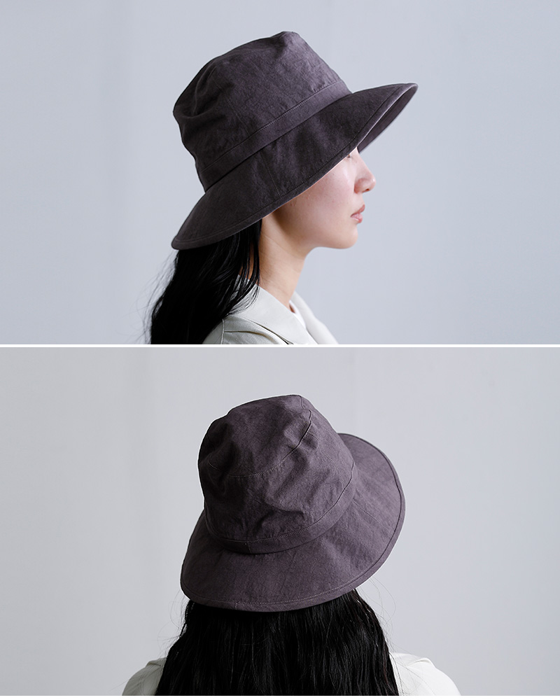 Chapeaugraphy(シャポーグラフィー)綿麻ウェザートラベラーハット00142o