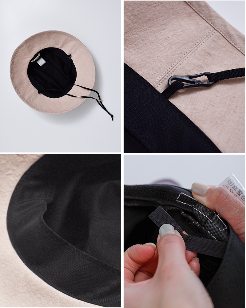 Chapeaugraphy(シャポーグラフィー)綿麻ウェザートラベラーハット00142o