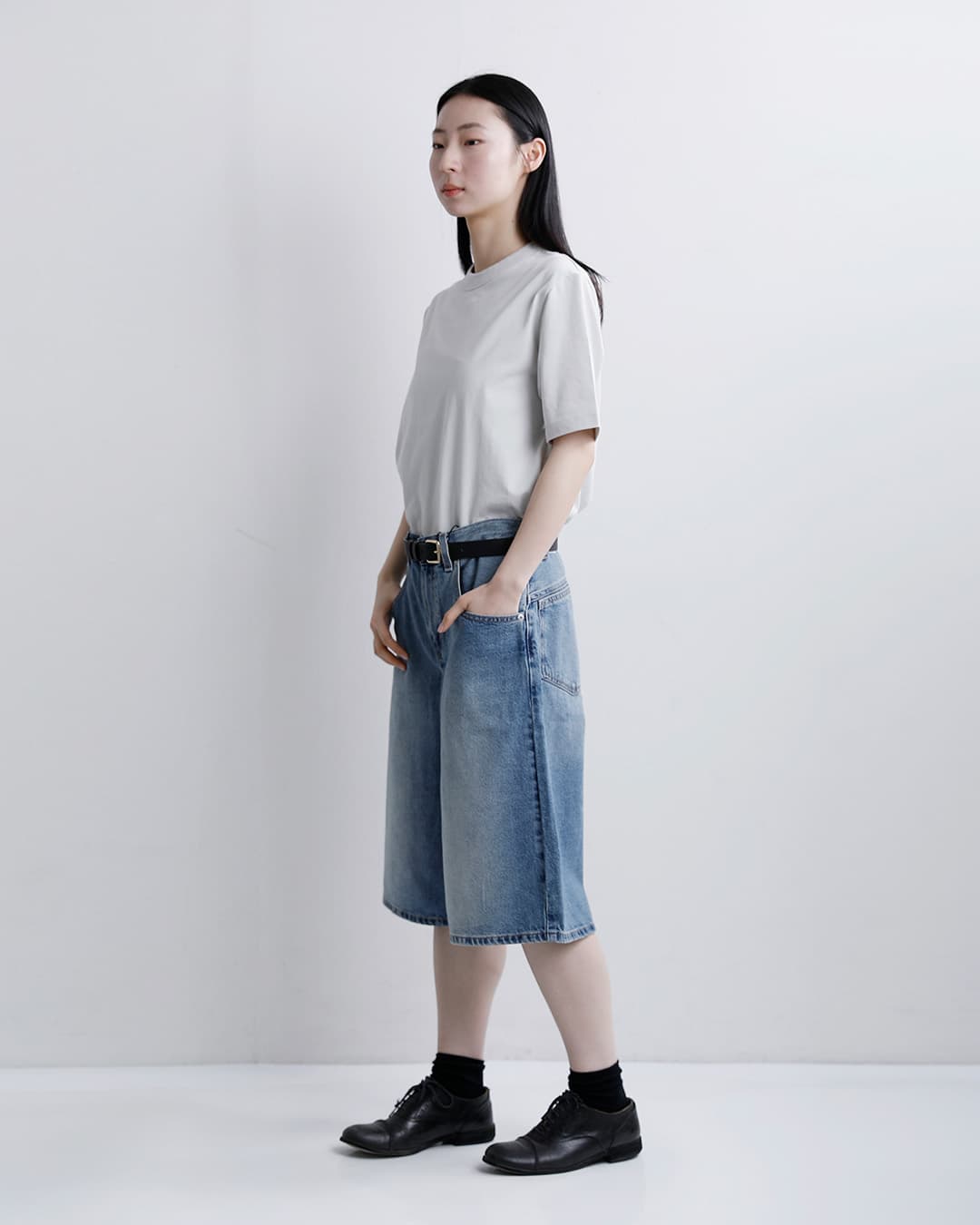 Levisスーパーバギー ハーフデニムパンツ SUPER BAGGY JORT 005dt