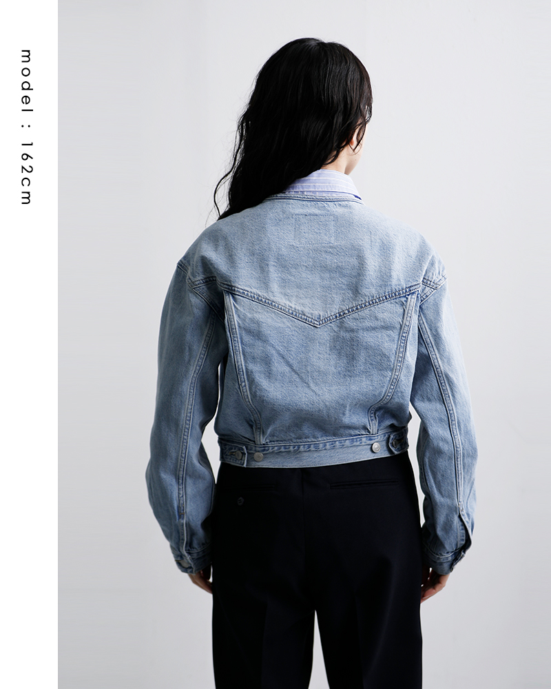 Levi’s(リーバイス)カラーレストラッカーデニムジャケットCOLLARLESSSHRUNKEN90STRUCKER006ez