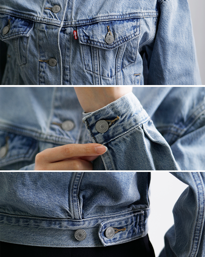 Levi’s(リーバイス)カラーレストラッカーデニムジャケットCOLLARLESSSHRUNKEN90STRUCKER006ez