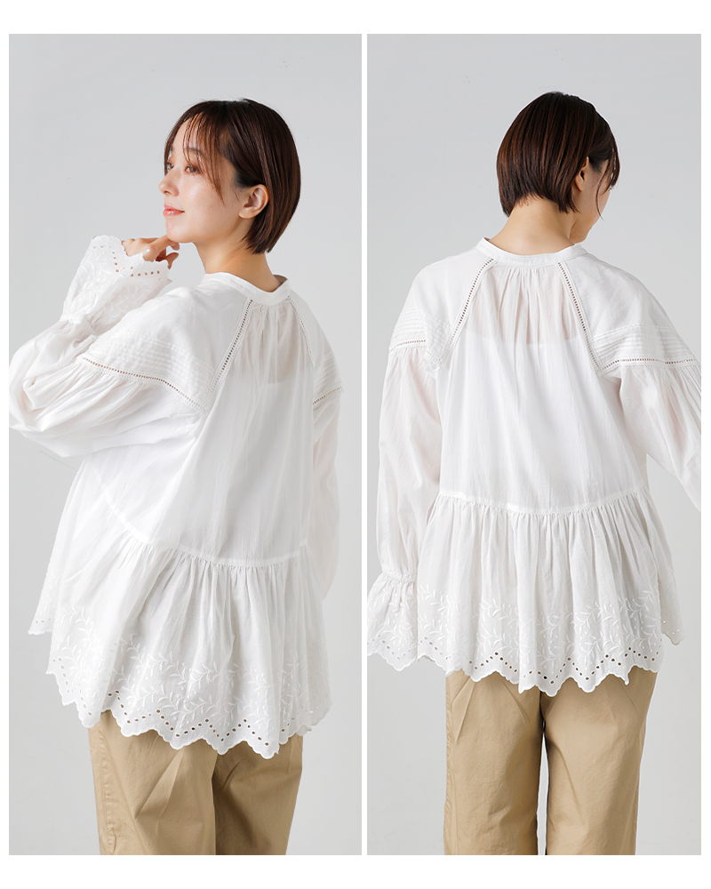 ne Quittez pas ヌキテパ コットンボイル ホワイトクローバー カット