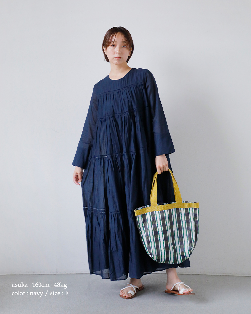 ne Quittez pas(ヌキテパ)コットンボイルティアードマキシドレス“CottonVoileTieredMaxiDress”010400ca1