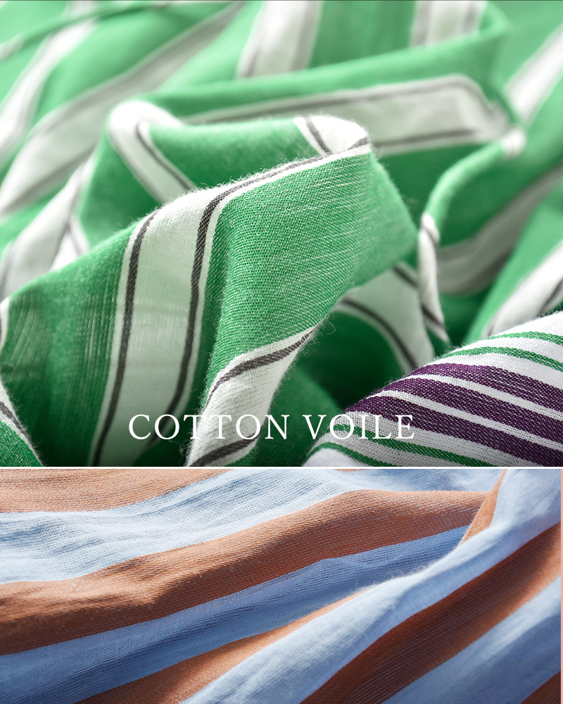 ne Quittez pas(ヌキテパ)コットンボイルストライプギャザードレス“CottonVoileStripeGatherDress”010441gr3