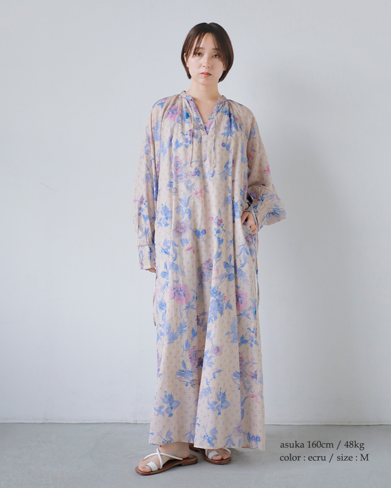 ne Quittez pas(ヌキテパ)ドットドビーブーケウェービーウエストドレスDotDobbyBouquetWavyWaistDress010461wb1