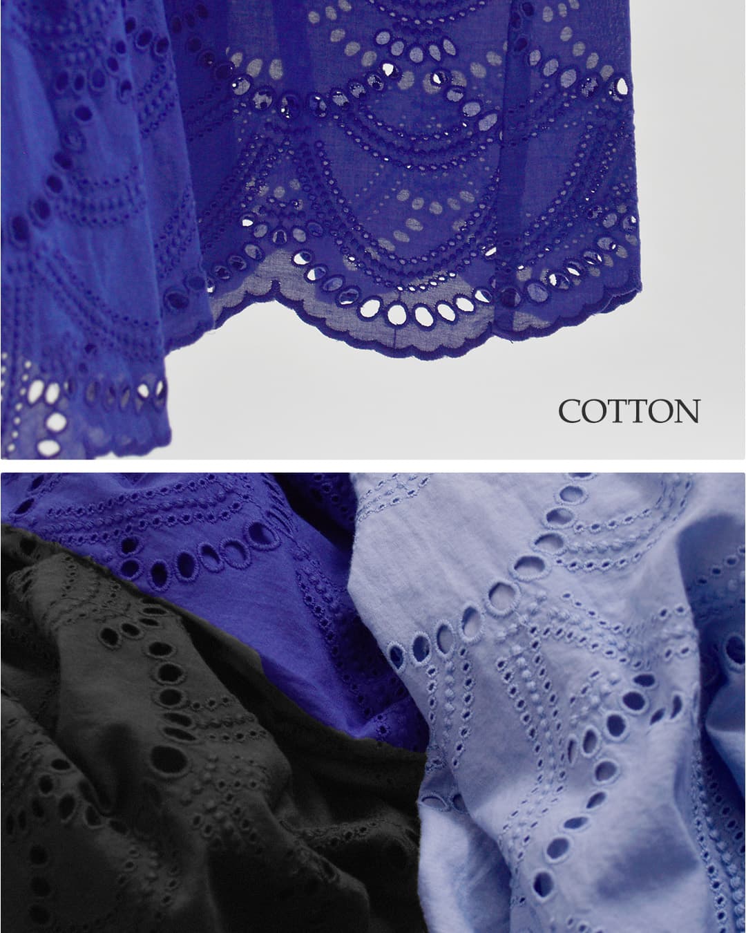 ne Quittez pasコットンボイル ドット ヘムレース ノースリーブ ドレス Cotton Voile Dot Hemla No Sleeve Dress 010500cb2