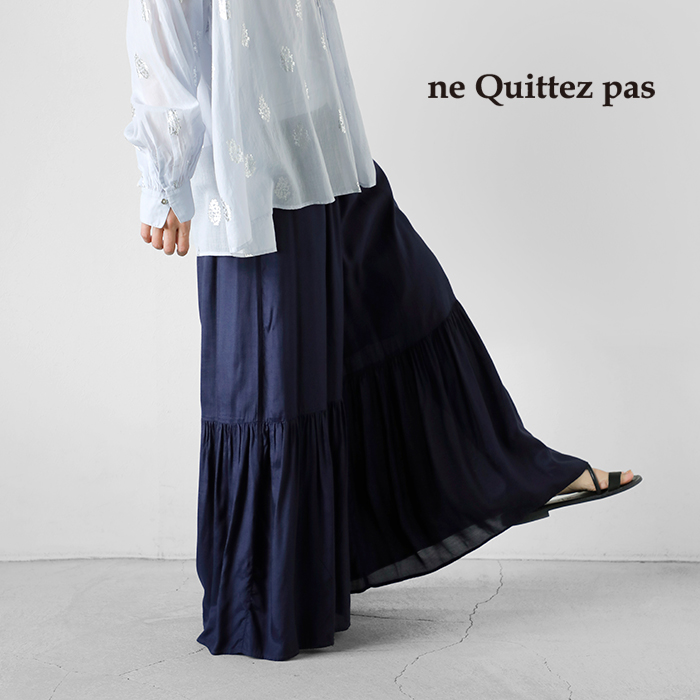 ne Quittez pas(ヌキテパ)シャントンティアードパンツShantoonTieredPants010600cc1