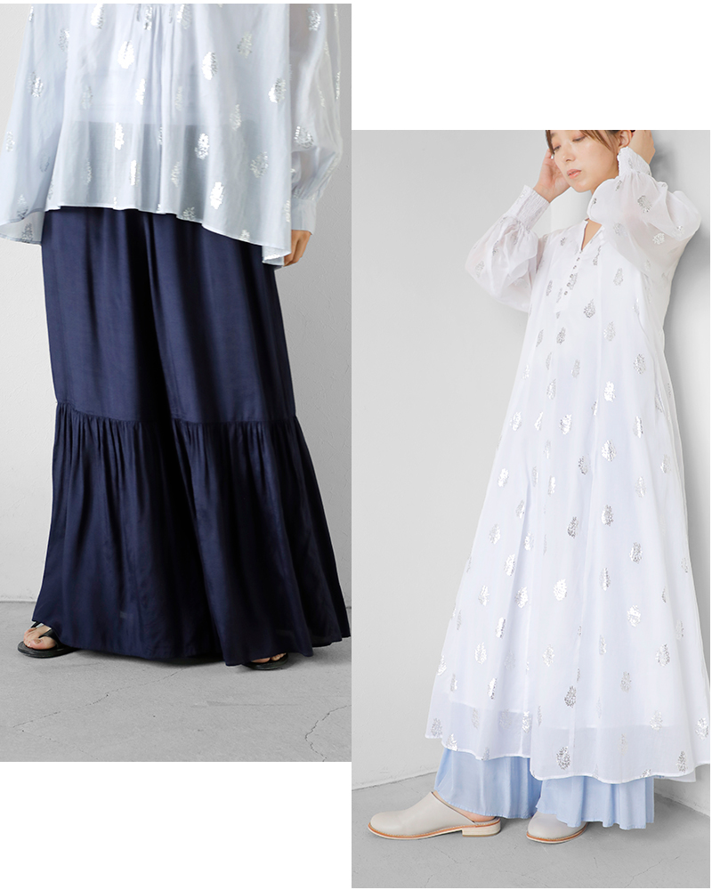 ne Quittez pas(ヌキテパ)シャントンティアードパンツShantoonTieredPants010600cc1