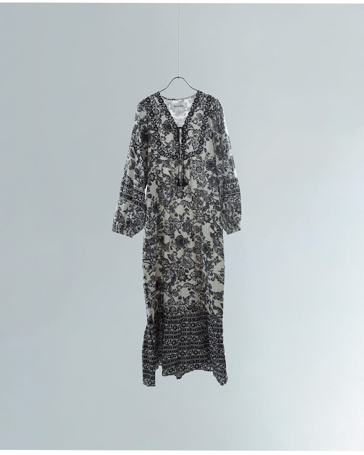 Sara Mallika サラマリカ コットン ペイズリー 花柄プリント