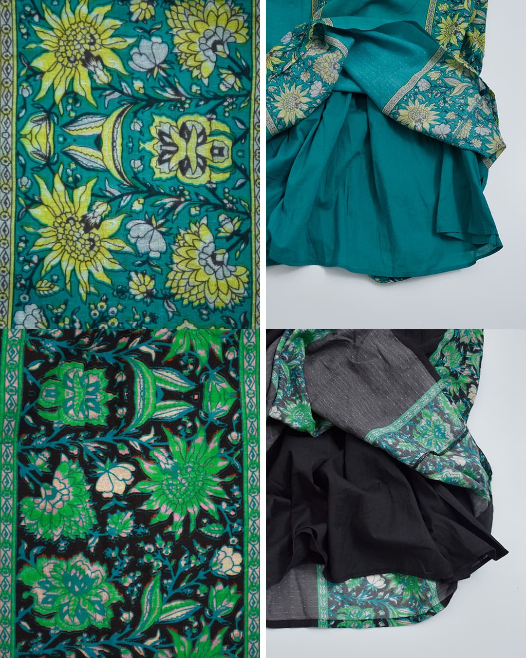 Sara Mallikaコットン ビスコース ボーダー プリント キャミワンピース 020561sj4