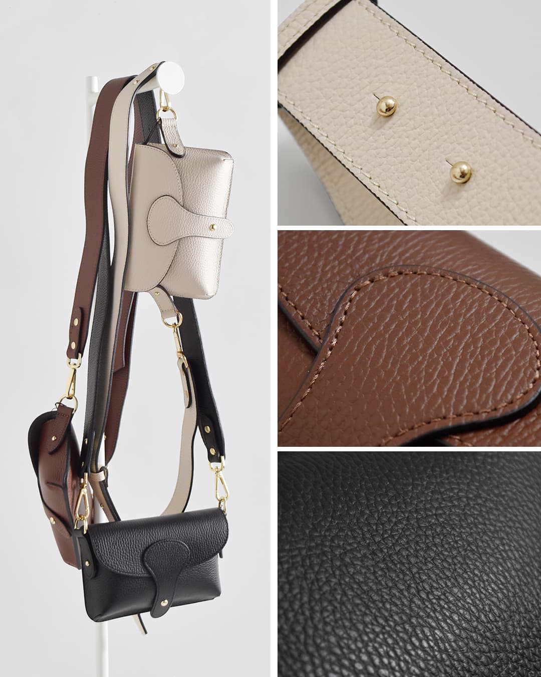 豆大福 ハンドメイド ちょっとそこまでショルダー Marant マラント カーフレザー ミニショルダー バッグ 03-3-13-310-1-1