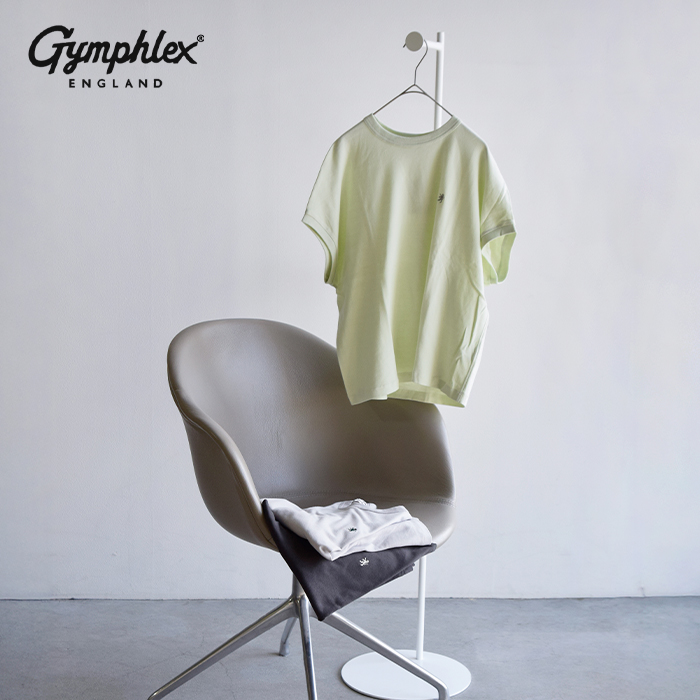 Gymphlex(ジムフレックス)コットンクルーネックスリーブレスプルオーバーgy-c0361flk-26ss