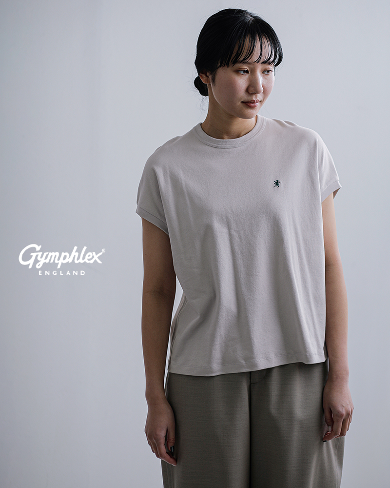 Gymphlex(ジムフレックス)コットンクルーネックスリーブレスプルオーバーgy-c0361flk-26ss