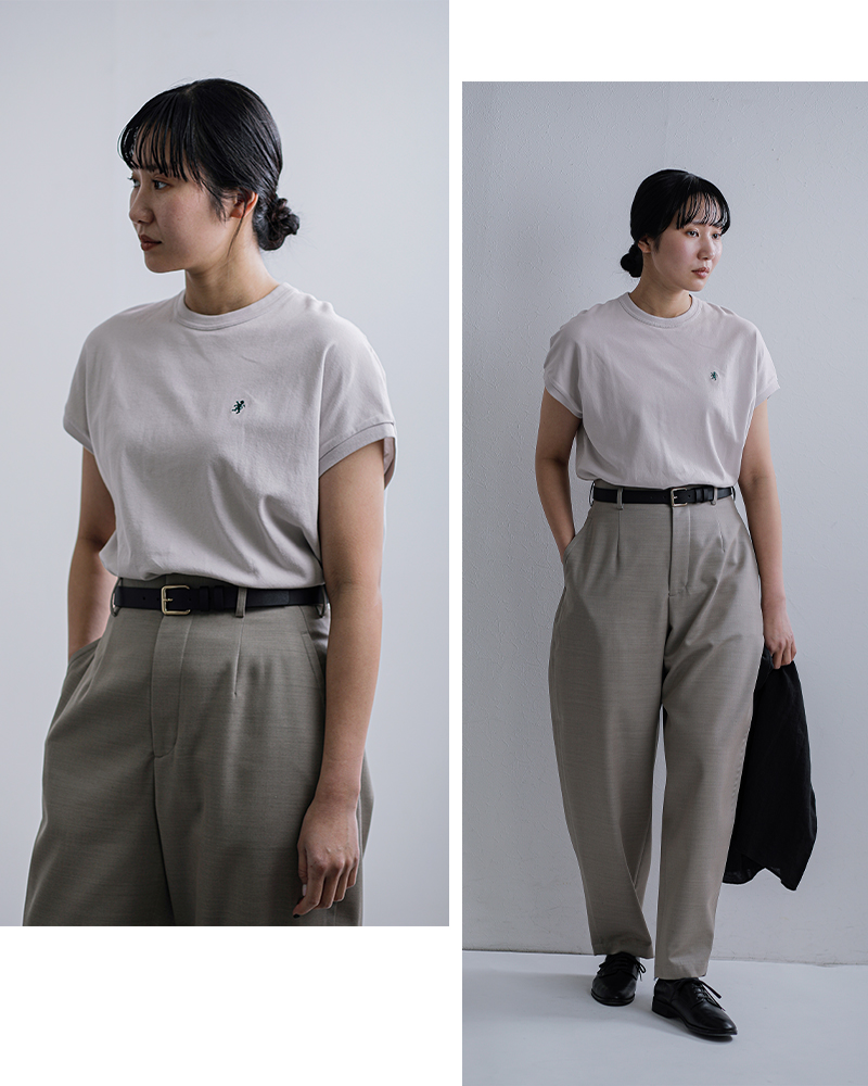 Gymphlex(ジムフレックス)コットンクルーネックスリーブレスプルオーバーgy-c0361flk-26ss