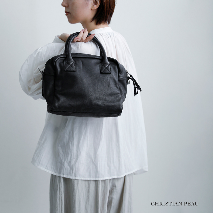 CHRISTIAN PEAU クリスチャンポー 2way カウレザー バッグ 06456-1-cp