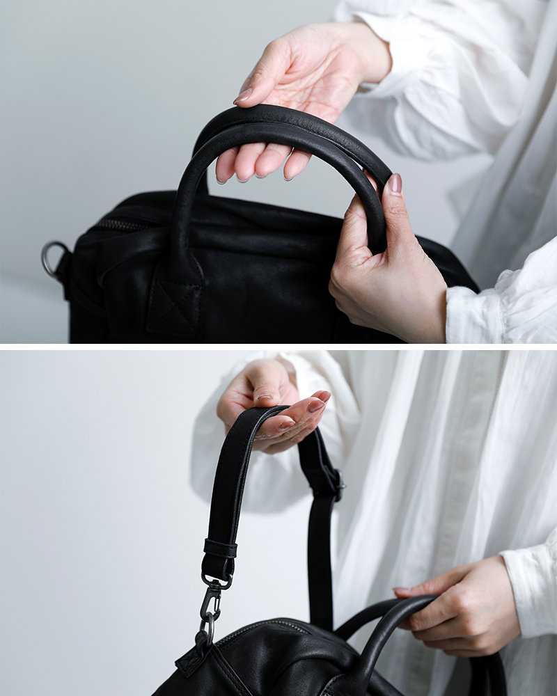 CHRISTIAN PEAU(クリスチャンポー)2wayカウレザーバッグ06456-1-cp