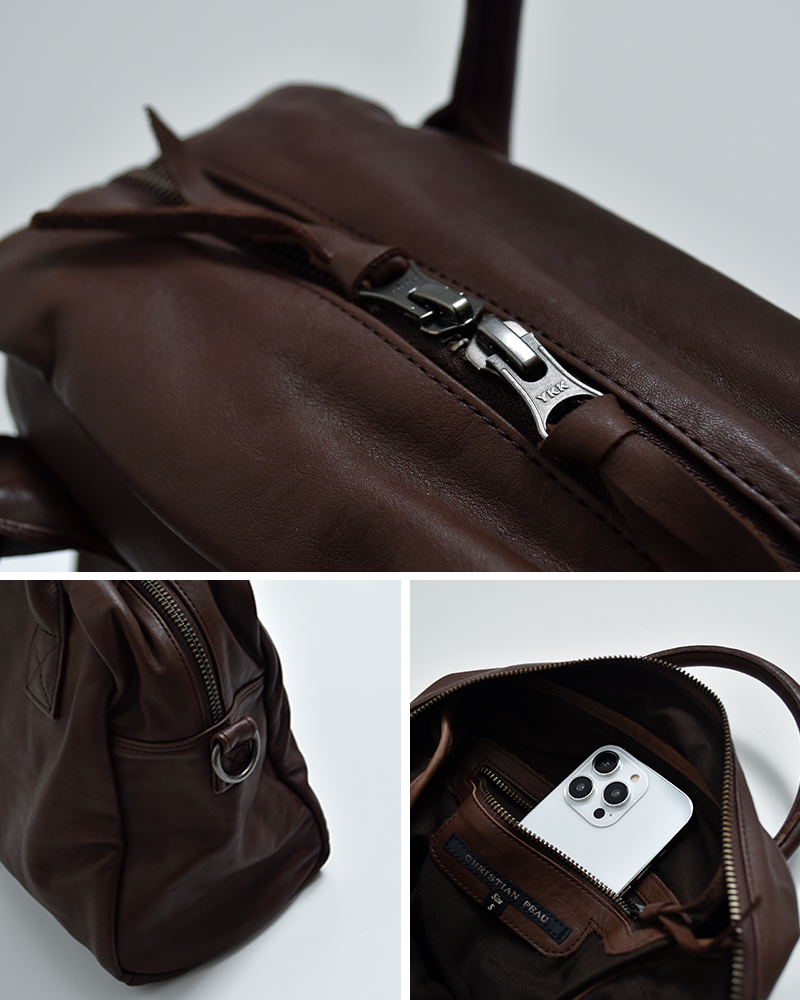 CHRISTIAN PEAU(クリスチャンポー)2wayカウレザーバッグ06456-1-cp