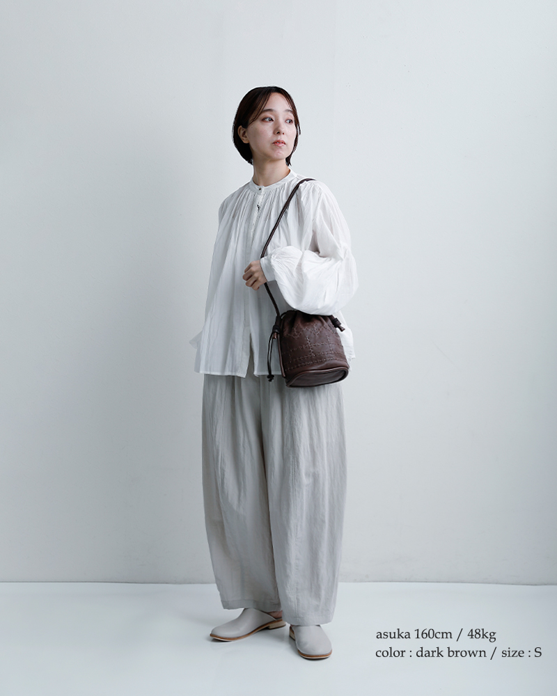 CHRISTIAN PEAU(クリスチャンポー)カウレザーショルダーステッチバッグ06470-1-cp