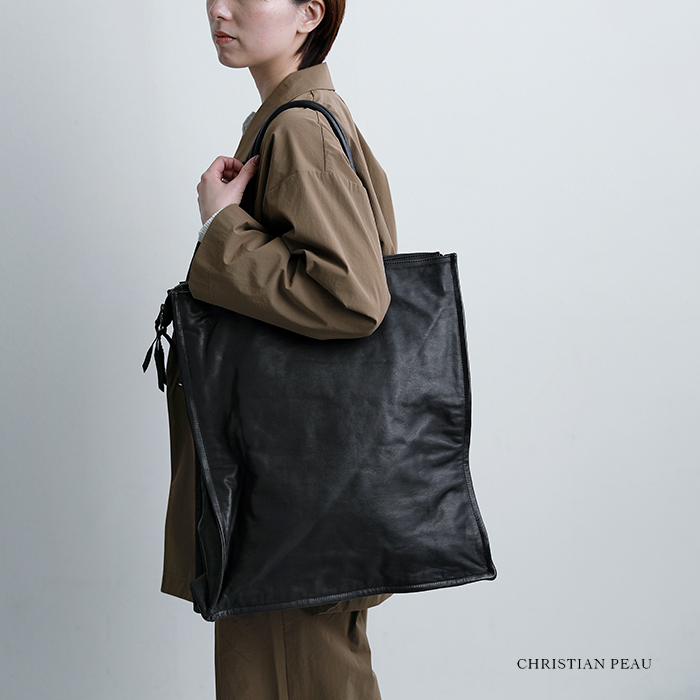 CHRISTIAN PEAU(クリスチャンポー)カウレザートートバッグ06472-3-cp