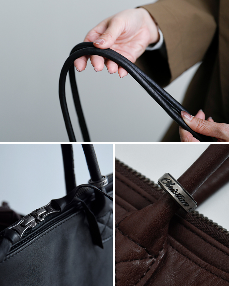 CHRISTIAN PEAU(クリスチャンポー)カウレザートートバッグ06472-3-cp