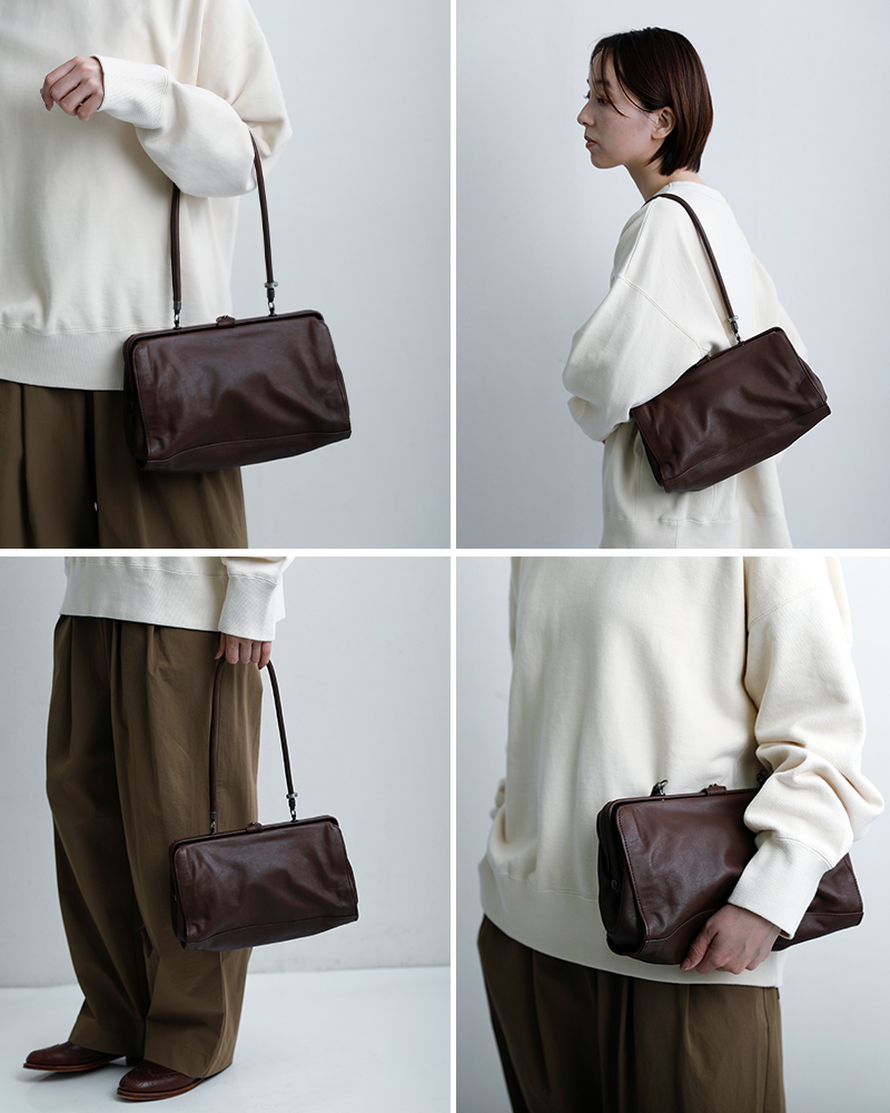 CHRISTIAN PEAU(クリスチャンポー)カウレザーロングハンドルバッグ06473-2-cp