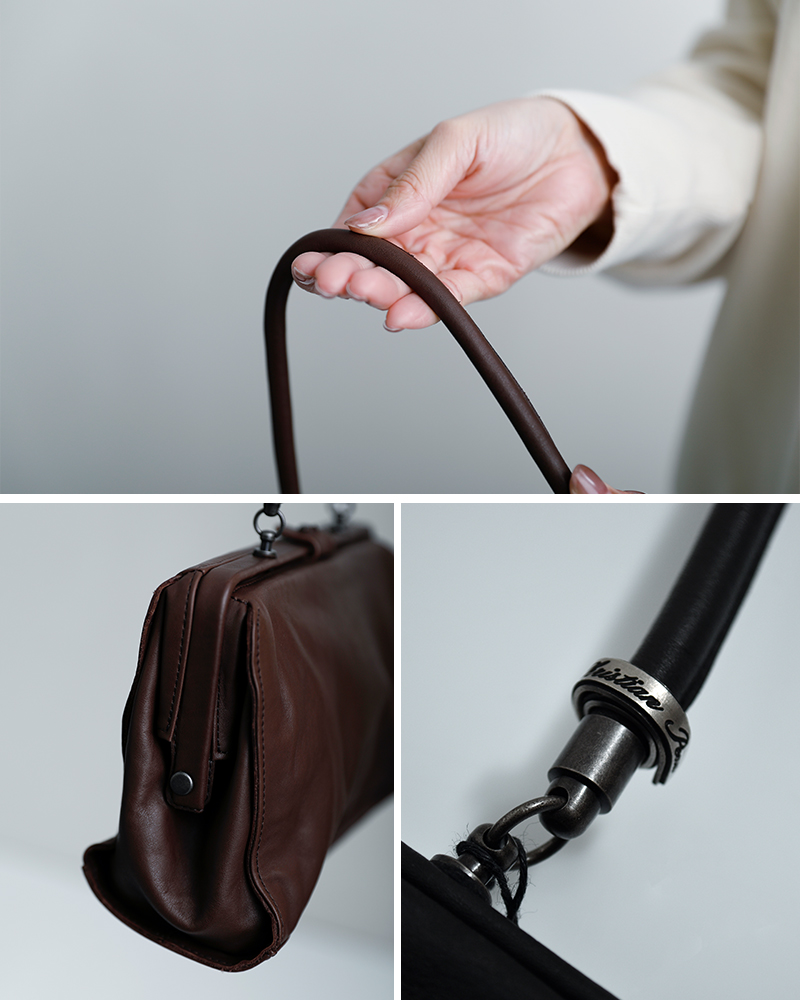 CHRISTIAN PEAU(クリスチャンポー)カウレザーロングハンドルバッグ06473-2-cp