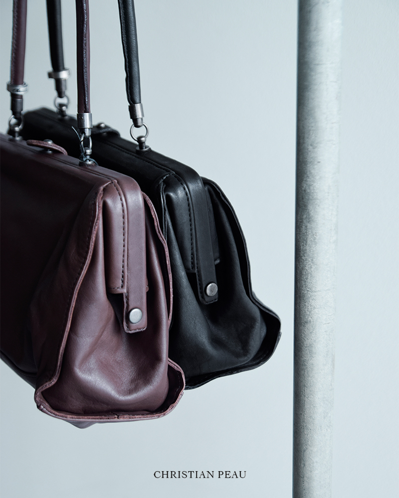 CHRISTIAN PEAU(クリスチャンポー)カウレザーロングハンドルバッグ06473-2-cp