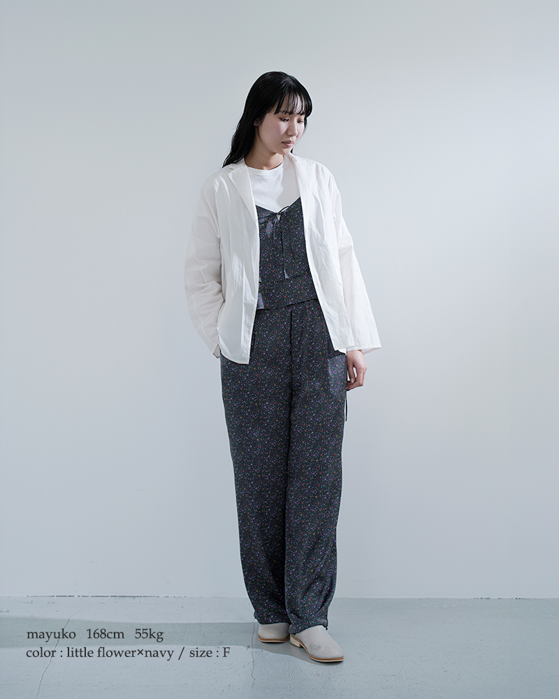 TICCA(ティッカ)リトルフラワー/ペイズリープリント/キュプラローズ刺繍ビスチェtbfs-081-091-101