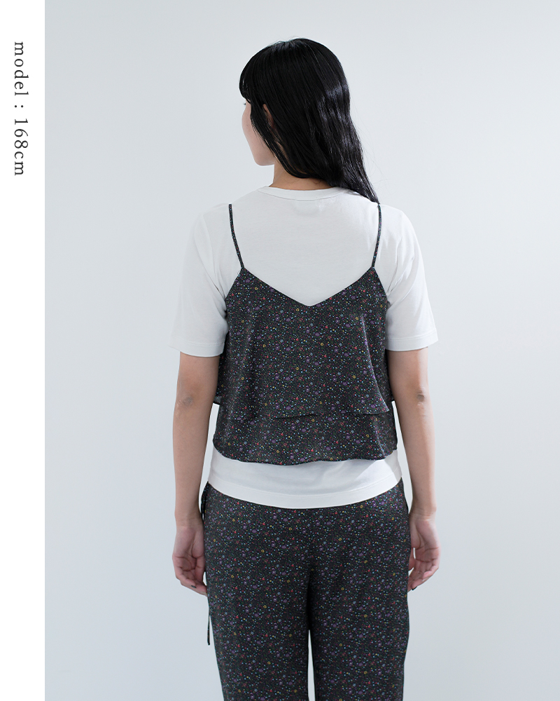 TICCA(ティッカ)リトルフラワー/ペイズリープリント/キュプラローズ刺繍ビスチェtbfs-081-091-101