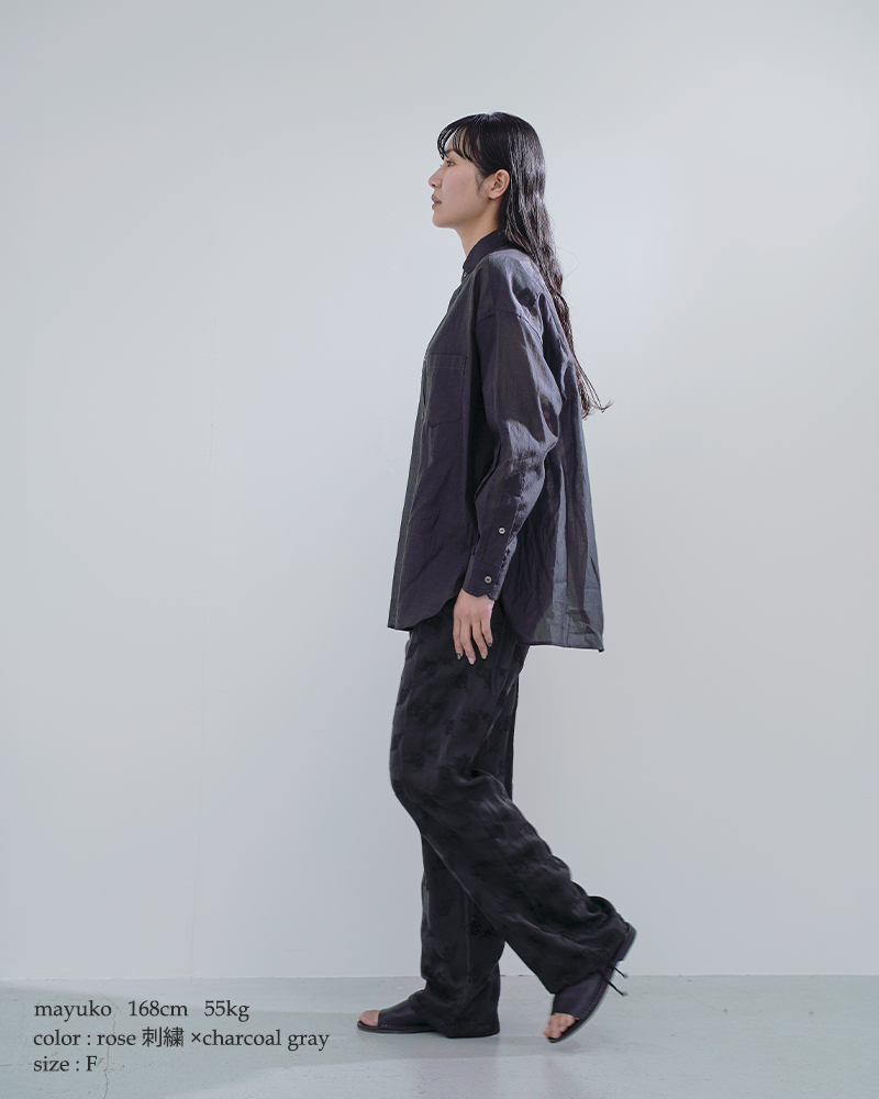 TICCA(ティッカ)リトルフラワー/ペイズリープリント/キュプラローズ刺繍パンツtbfs-082-092-103