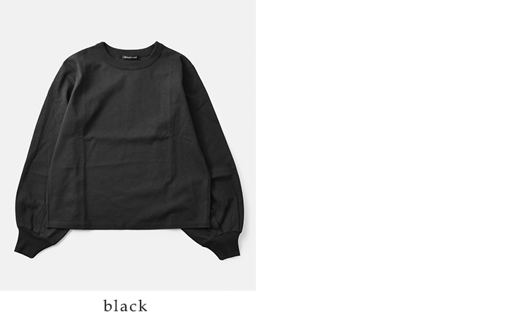 mizuiro ind(ミズイロインド)コットンパフスリーブロングTシャツ1-210069