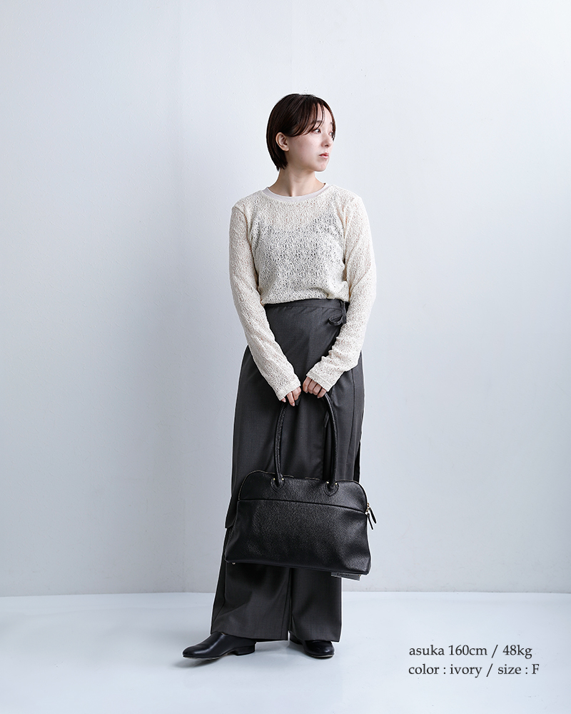 mizuiro indレース クルーネック Tシャツ 1-210080