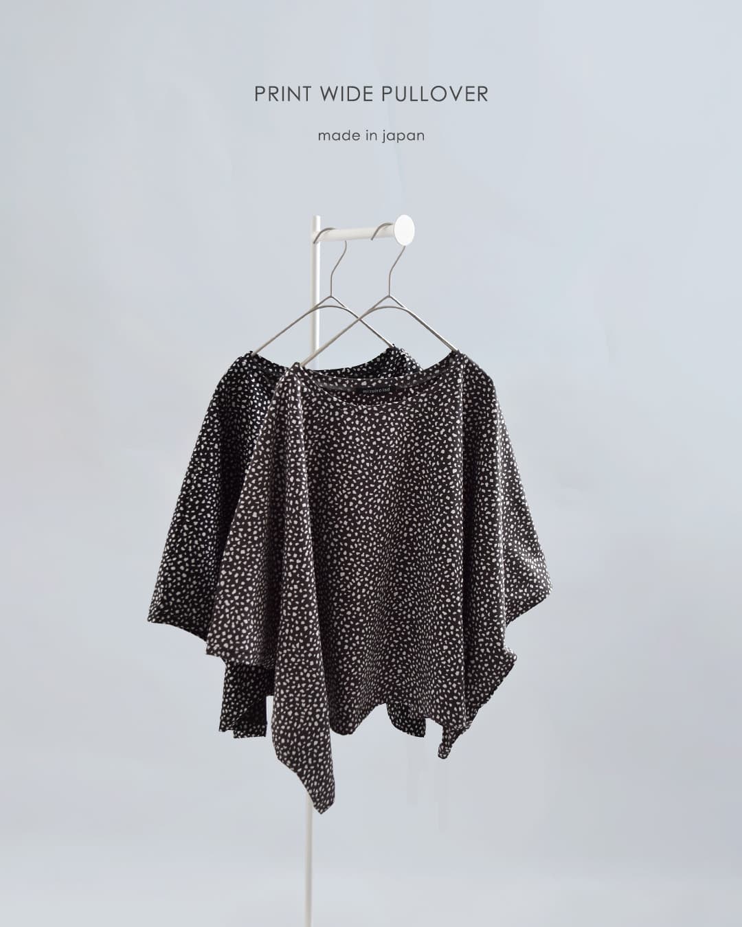 mizuiro indプリント ワイド プルオーバー 1-210081